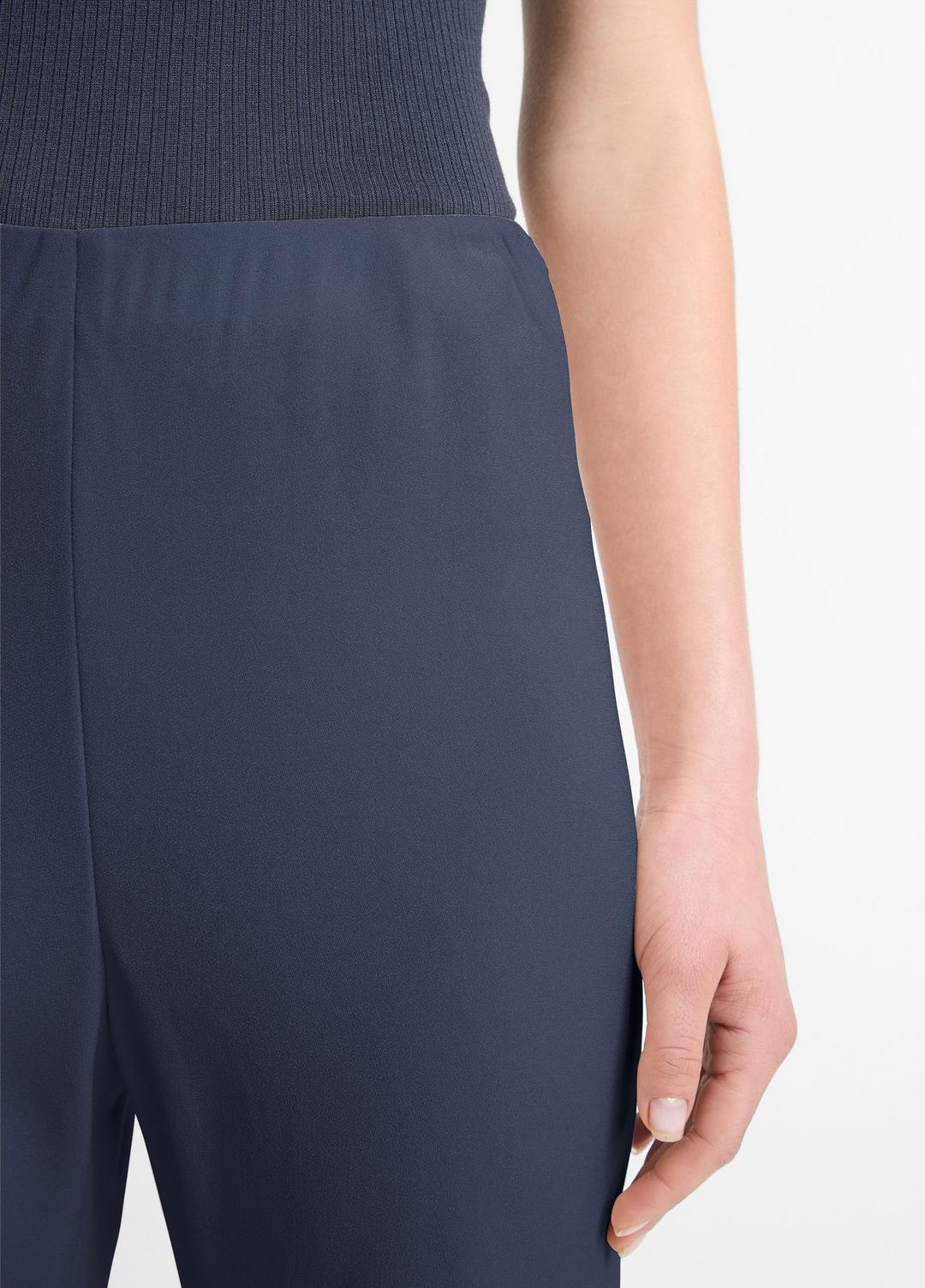 Colette High-Rise Crepe Bias Pant in Trousers