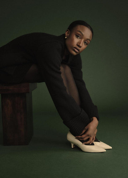 Double-Face Wool & Cashmere-Blend Mini Skirt in Skirts