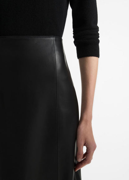 Leather Straight Skirt in Skirts