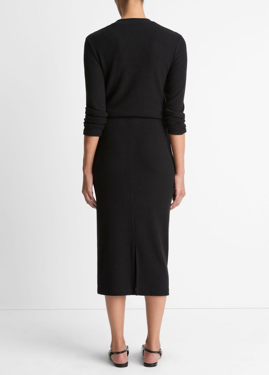 Cozy Rib Midi Skirt in Skirts