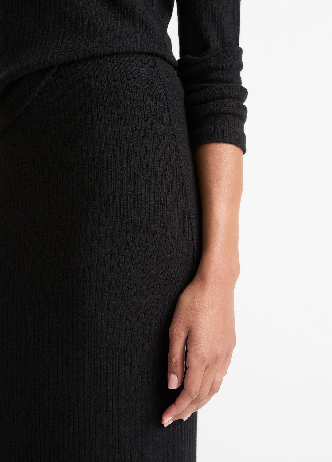 Cozy Rib Midi Skirt in Skirts