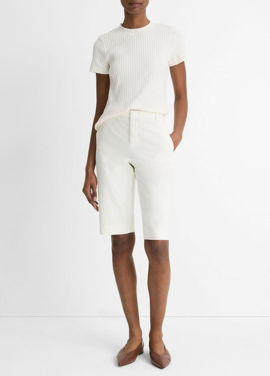 Italian Stretch-Cotton Chino Short in Shorts