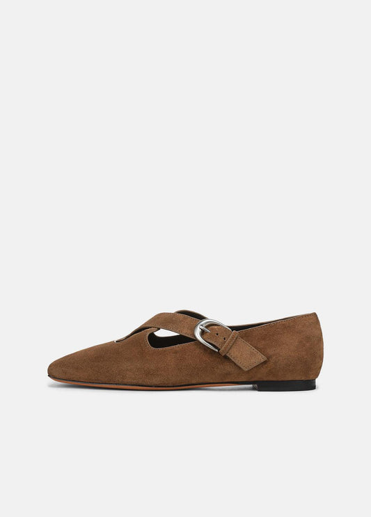 Cici Suede Flat in Loafers & Flats