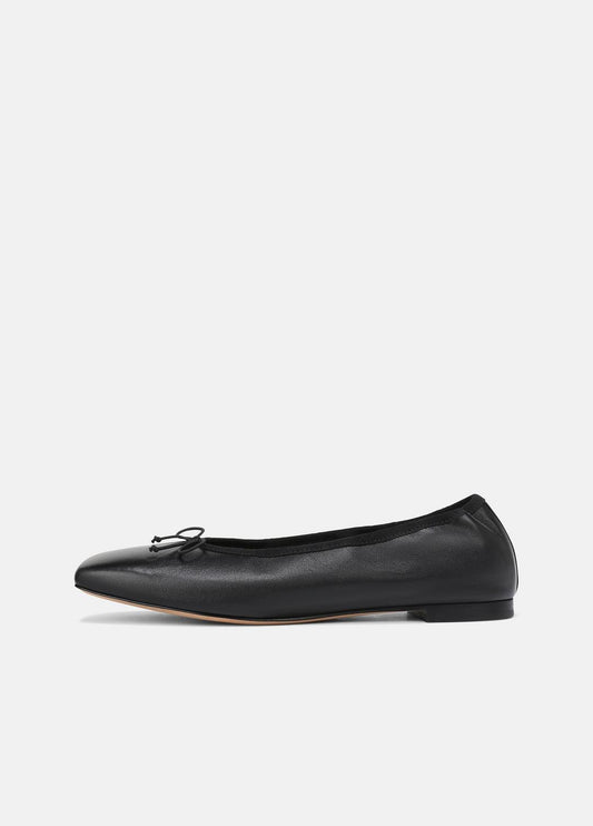 Darla Leather Ballet Flat in Loafers & Flats