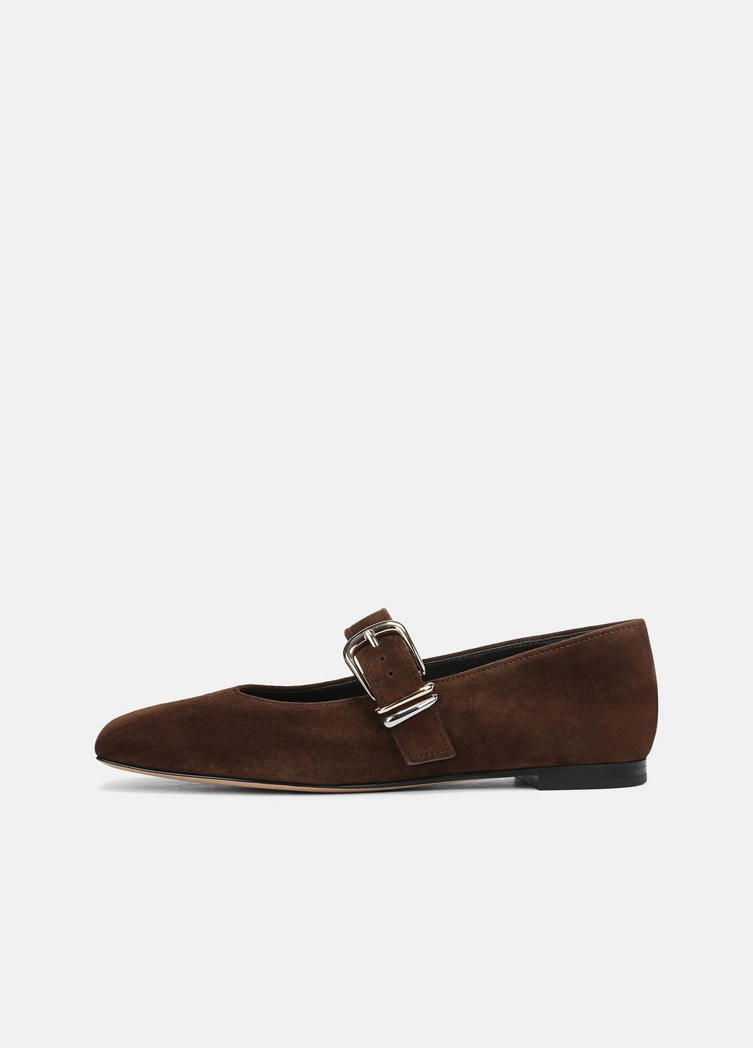 Daniela Suede Mary Jane Flat in Loafers & Flats