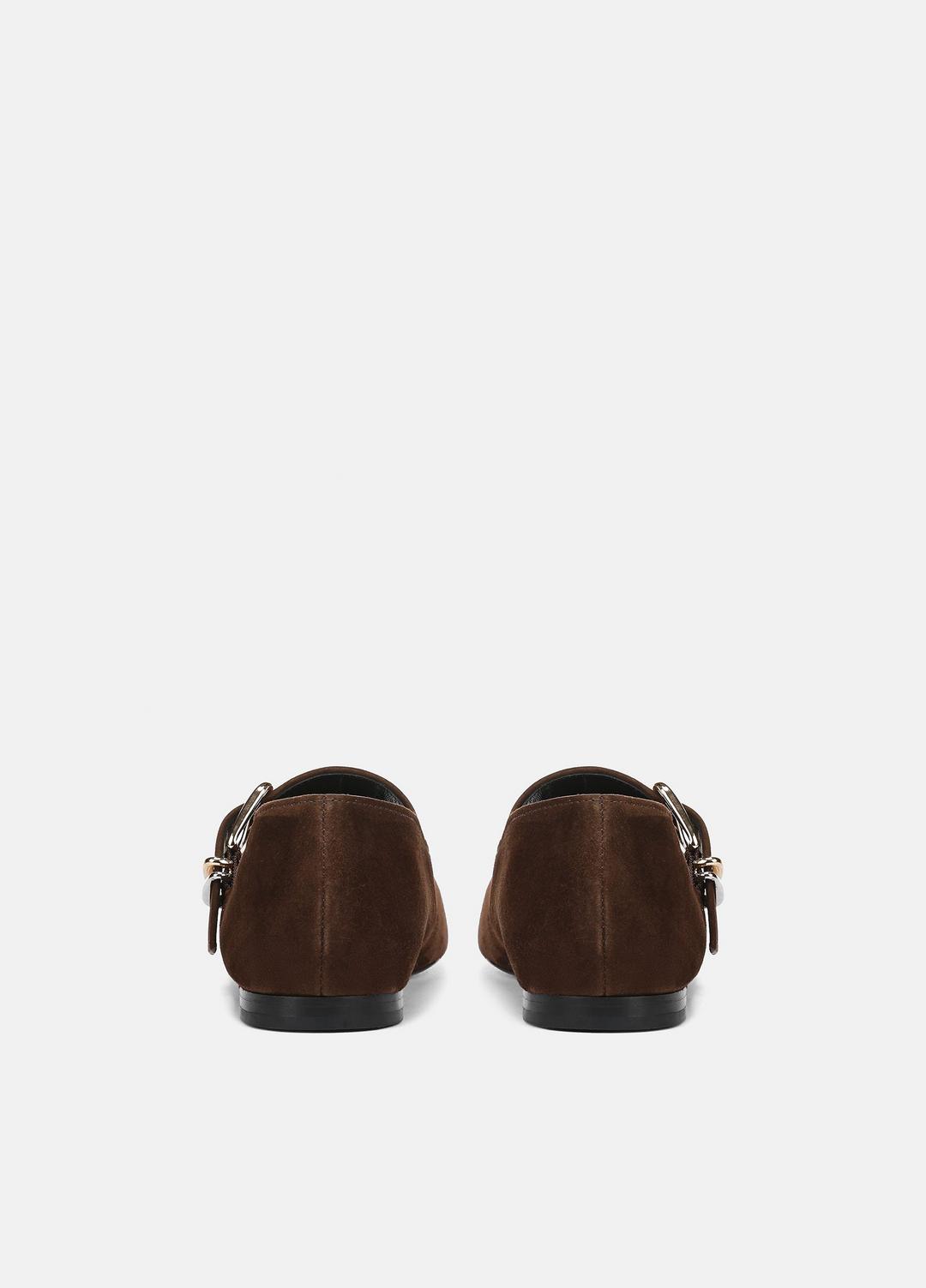 Daniela Suede Mary Jane Flat in Loafers & Flats