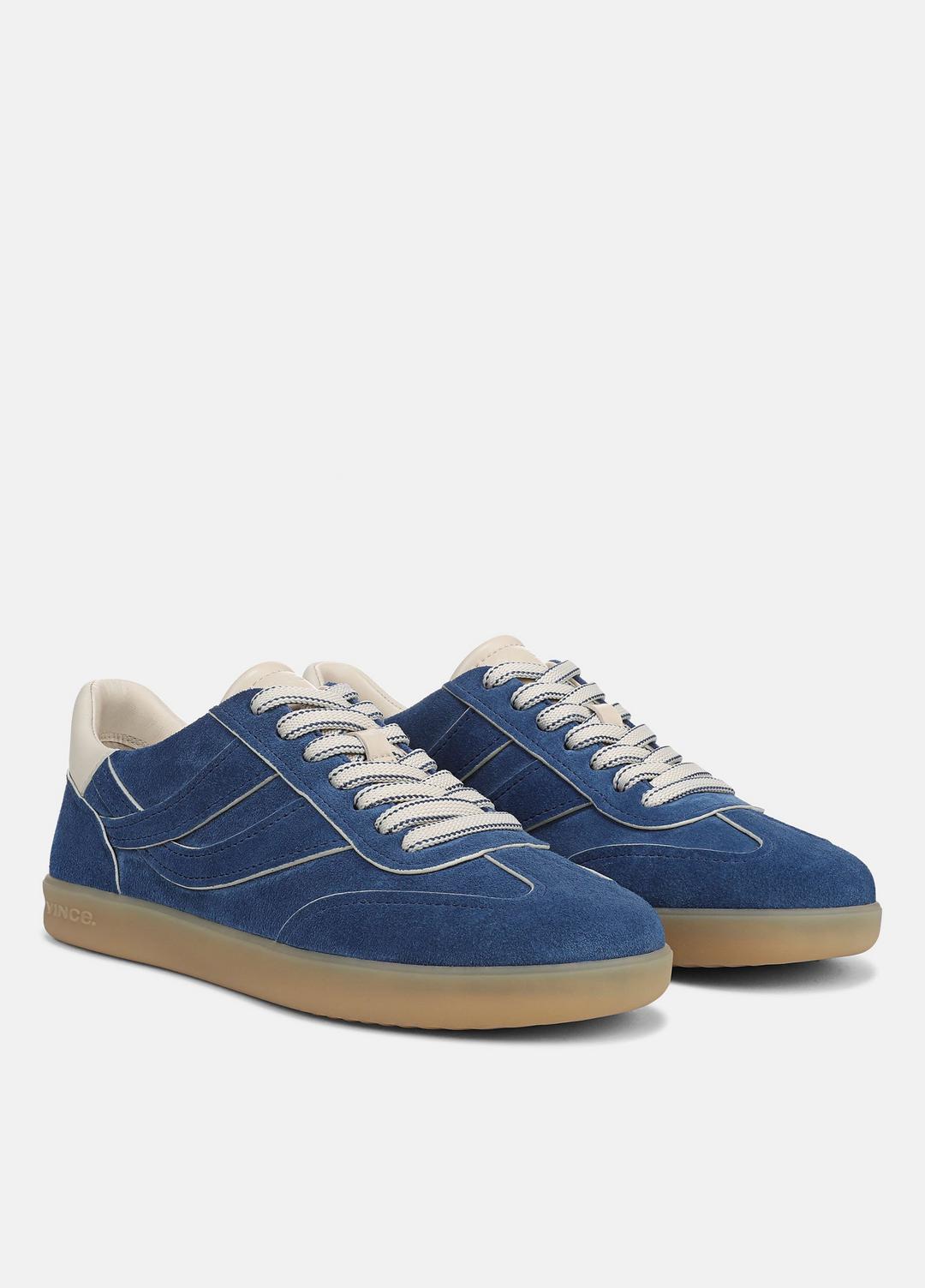 Oasis Contrast-Edge Suede Sneaker in Sneakers