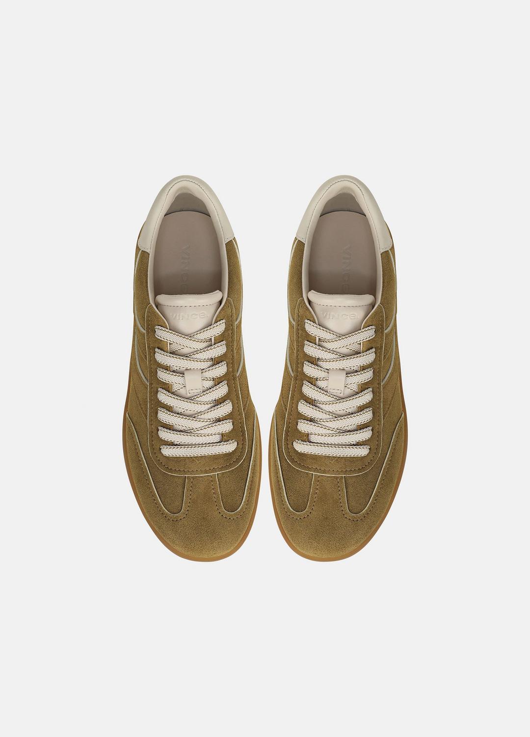 Oasis Contrast-Edge Suede Sneaker in Sneakers