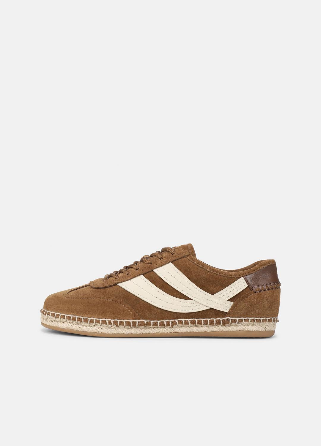 Oasis Suede & Leather Espadrille Sneaker in Sneakers