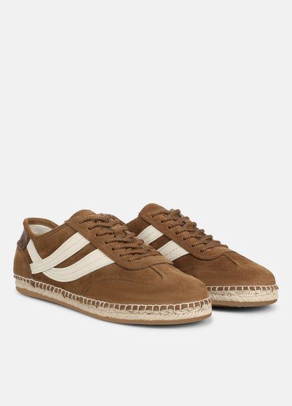 Oasis Suede & Leather Espadrille Sneaker in Sneakers