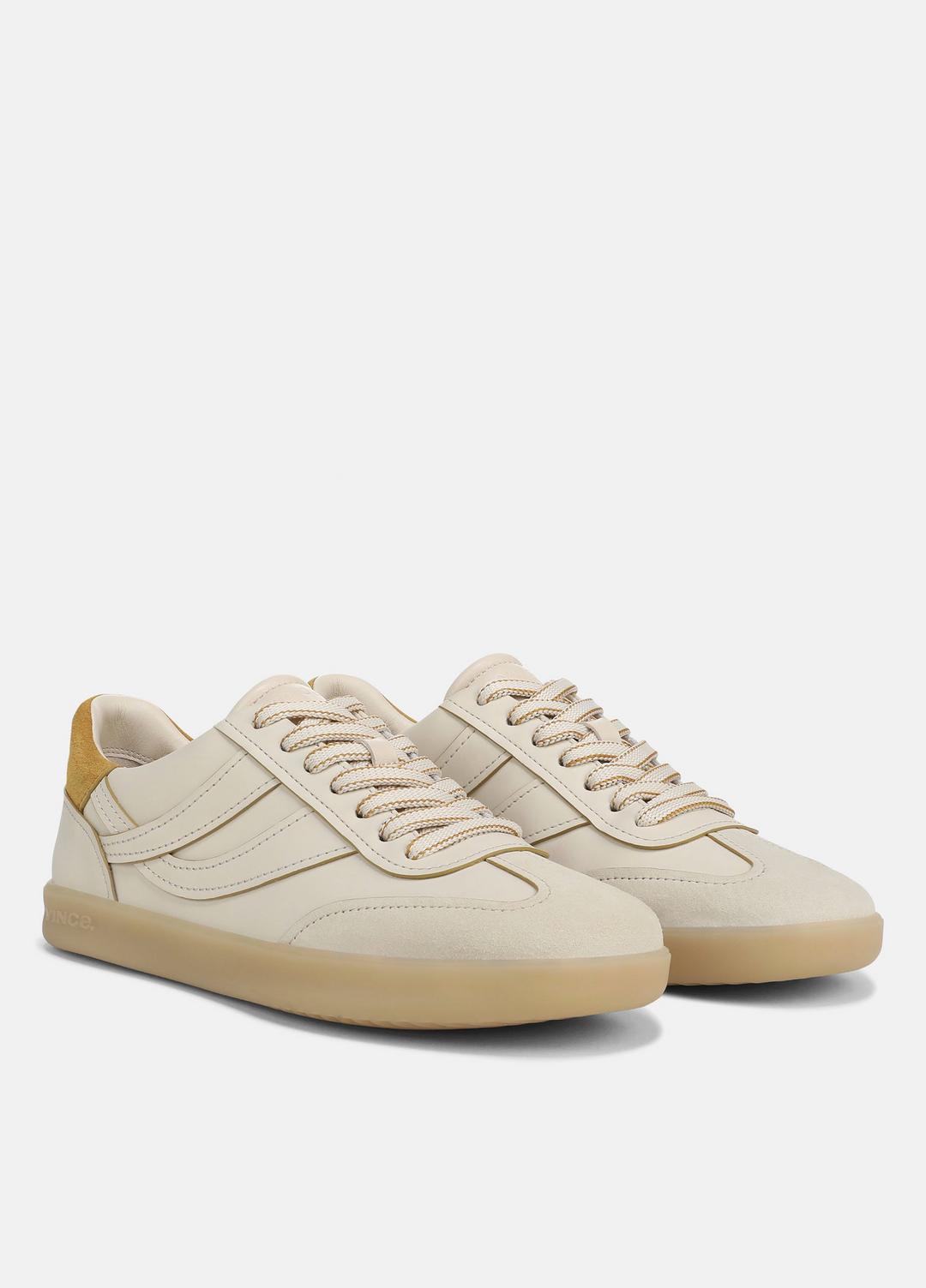 Oasis Contrast-Edge Leather & Suede Sneaker in Sneakers