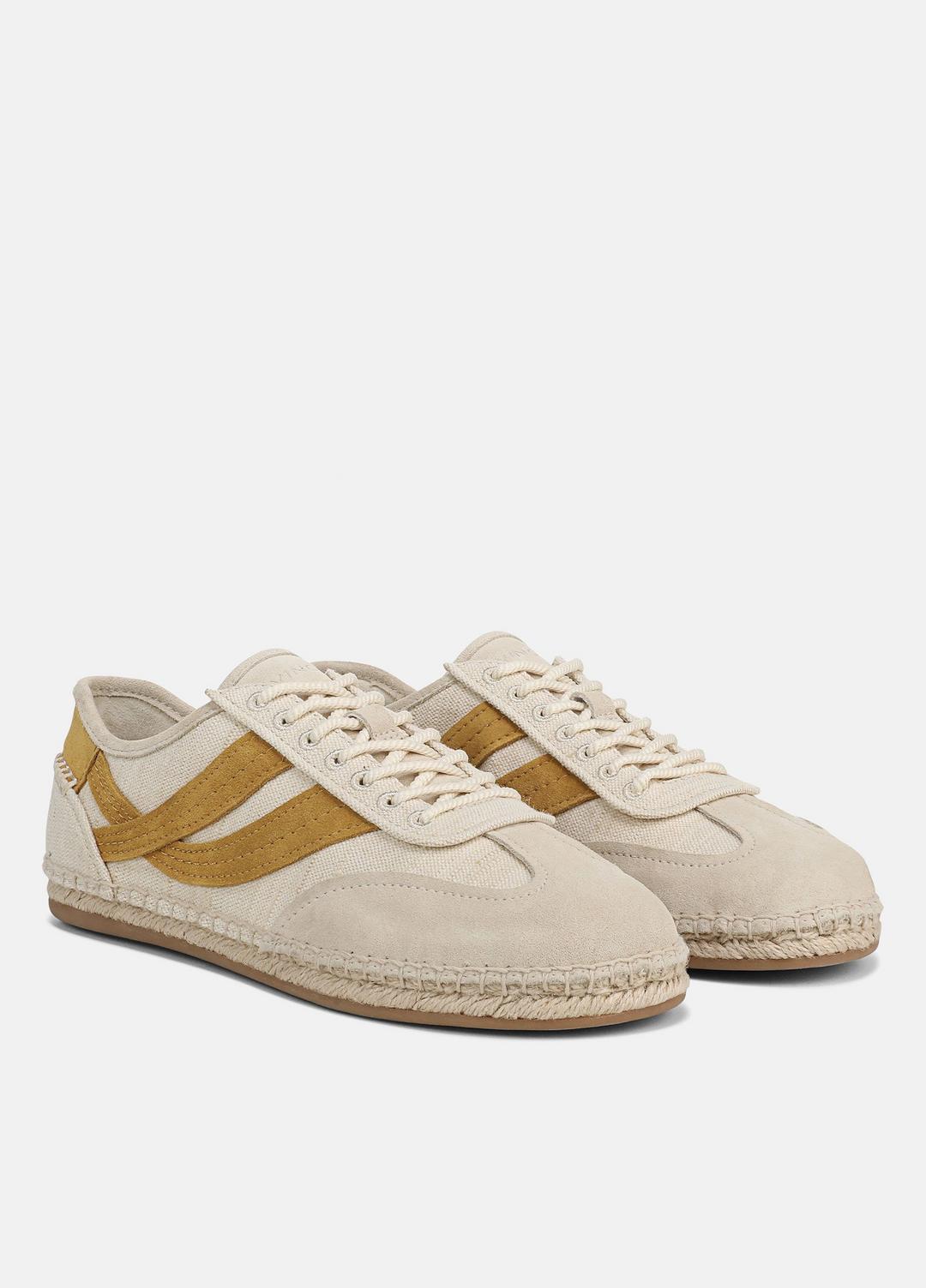 Oasis Linen & Leather Espadrille Sneaker in Sneakers