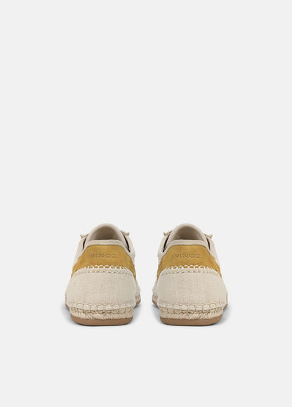 Oasis Linen & Leather Espadrille Sneaker in Sneakers