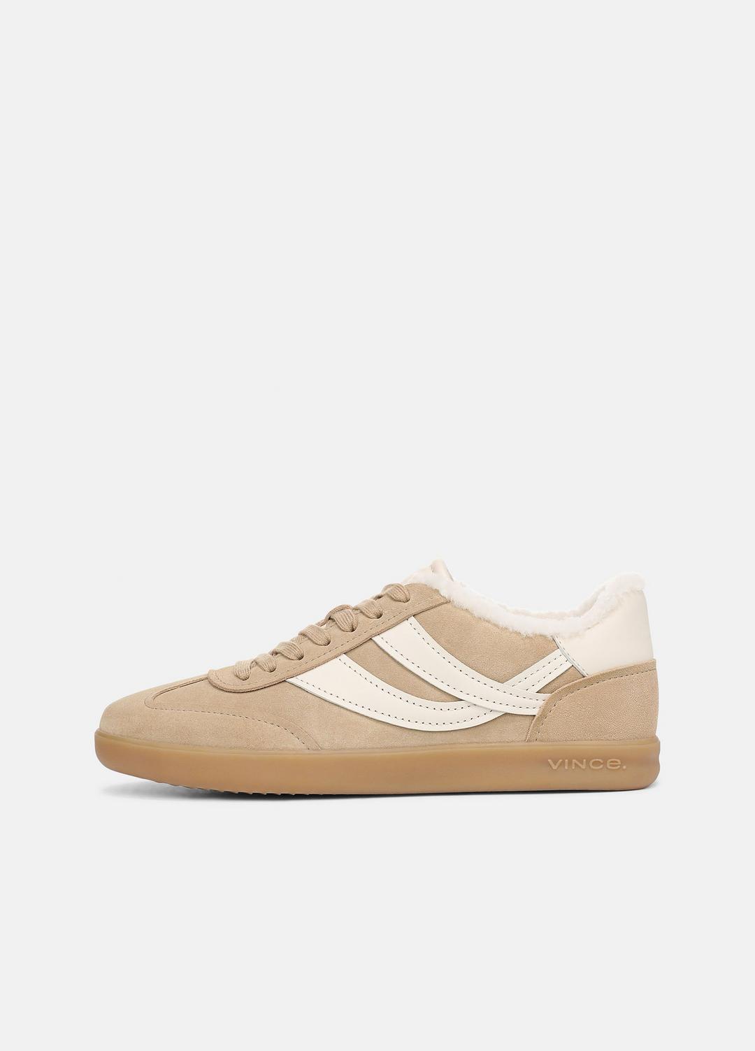 Oasis Suede & Shearling Sneaker in Sneakers