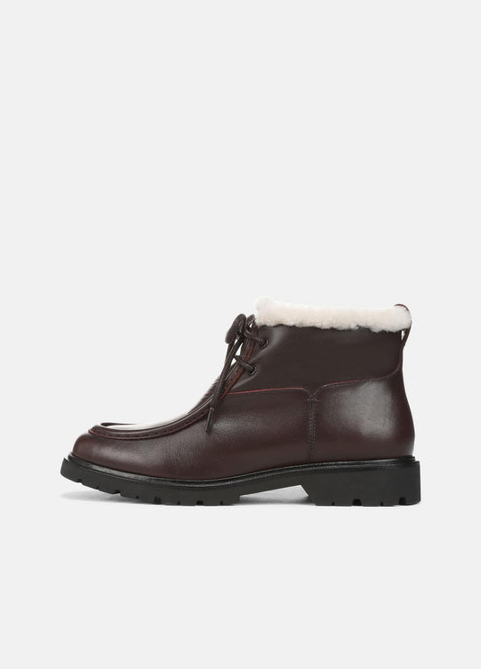 Sierra Shearling-Lined Lug-Sole Boot in Boots