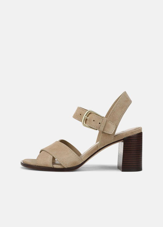 Salma Suede Heeled Sandal in Heels