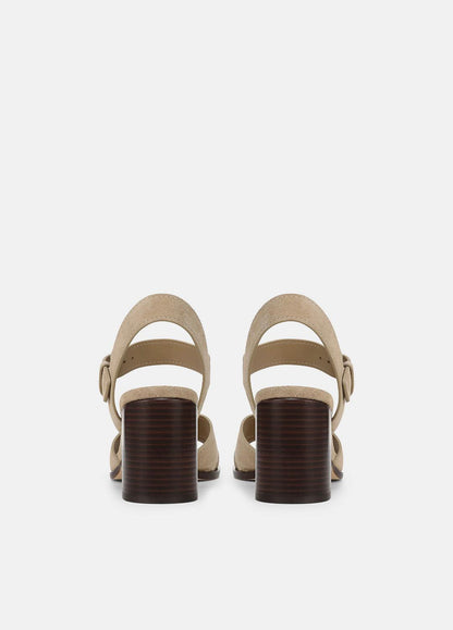 Salma Suede Heeled Sandal in Heels