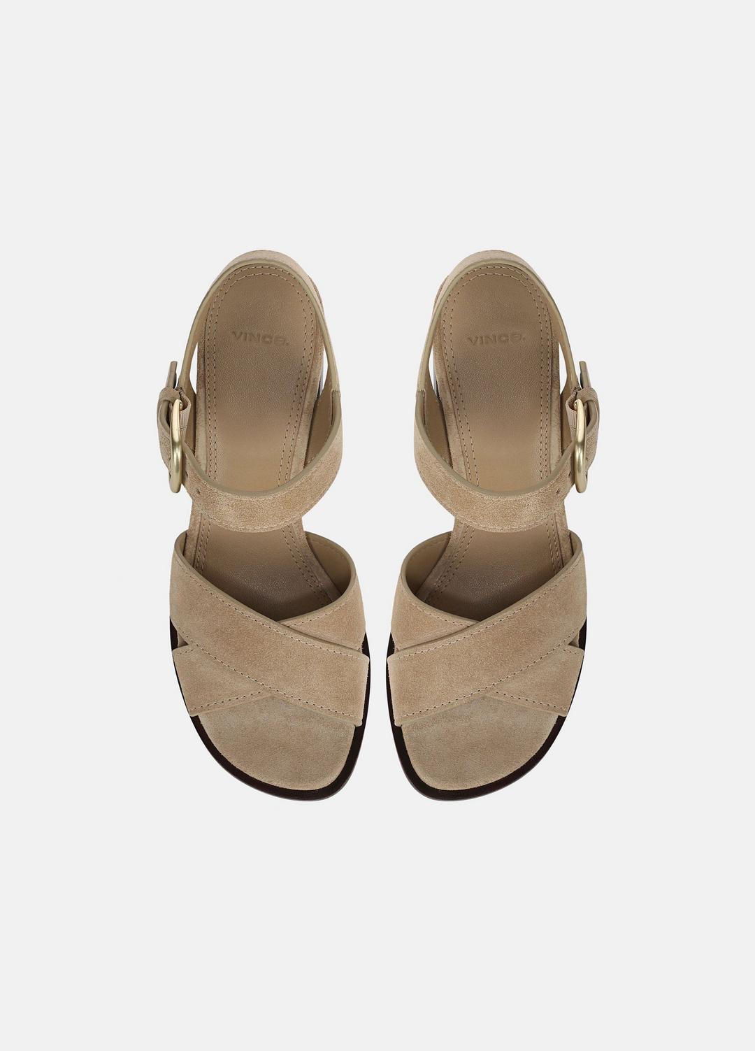 Salma Suede Heeled Sandal in Heels