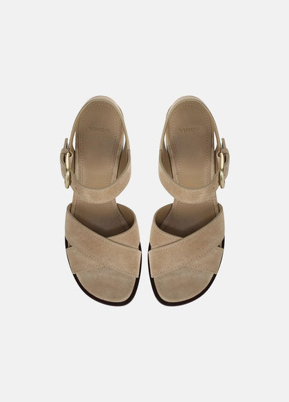 Salma Suede Heeled Sandal in Heels