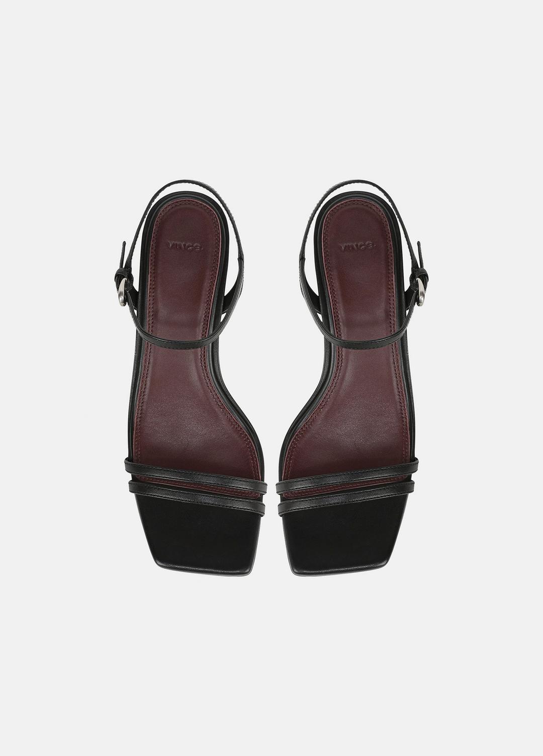 Tilda Leather Heeled Sandal in Heels