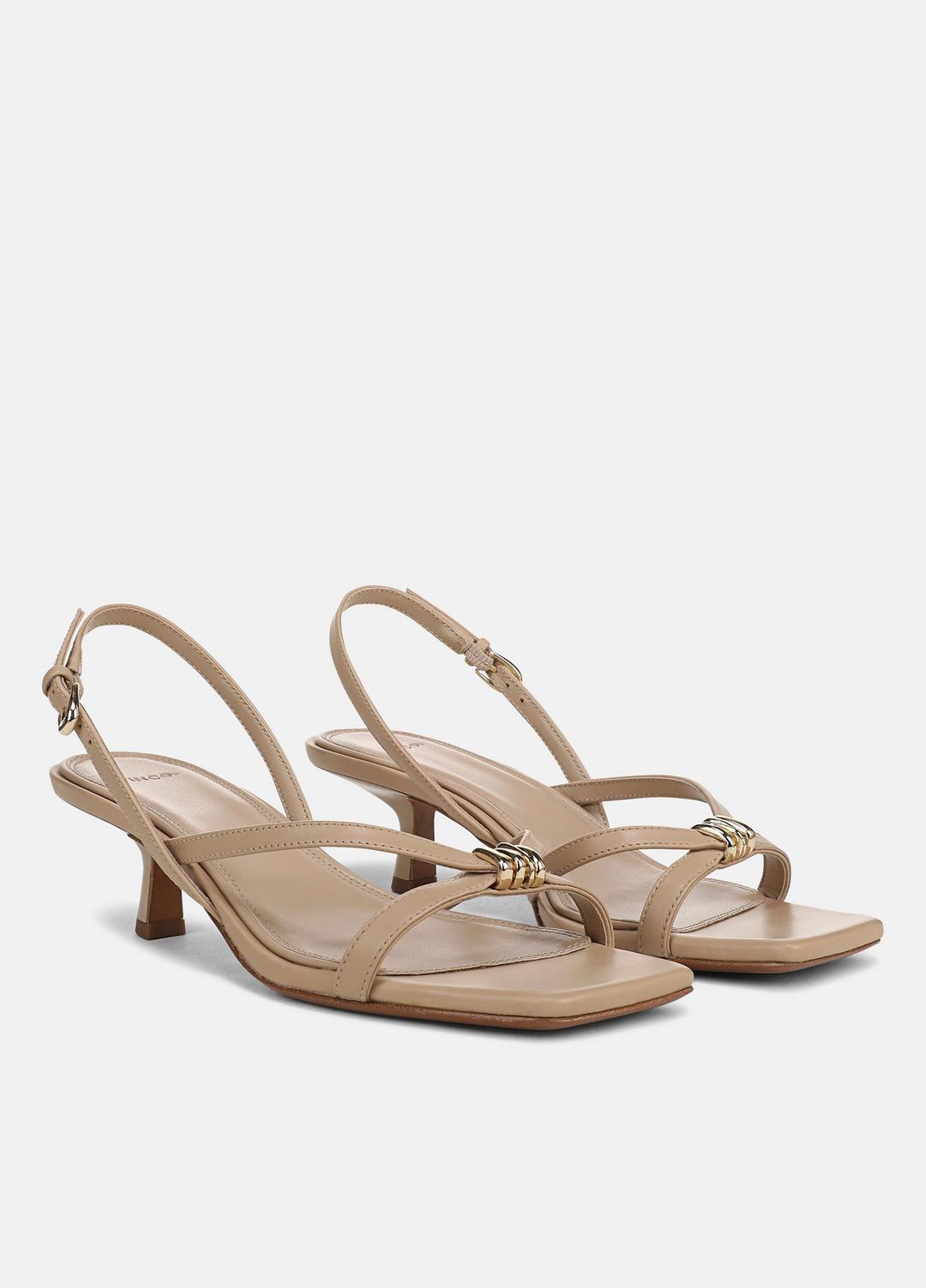 Tali Leather Slingback Sandal in Heels