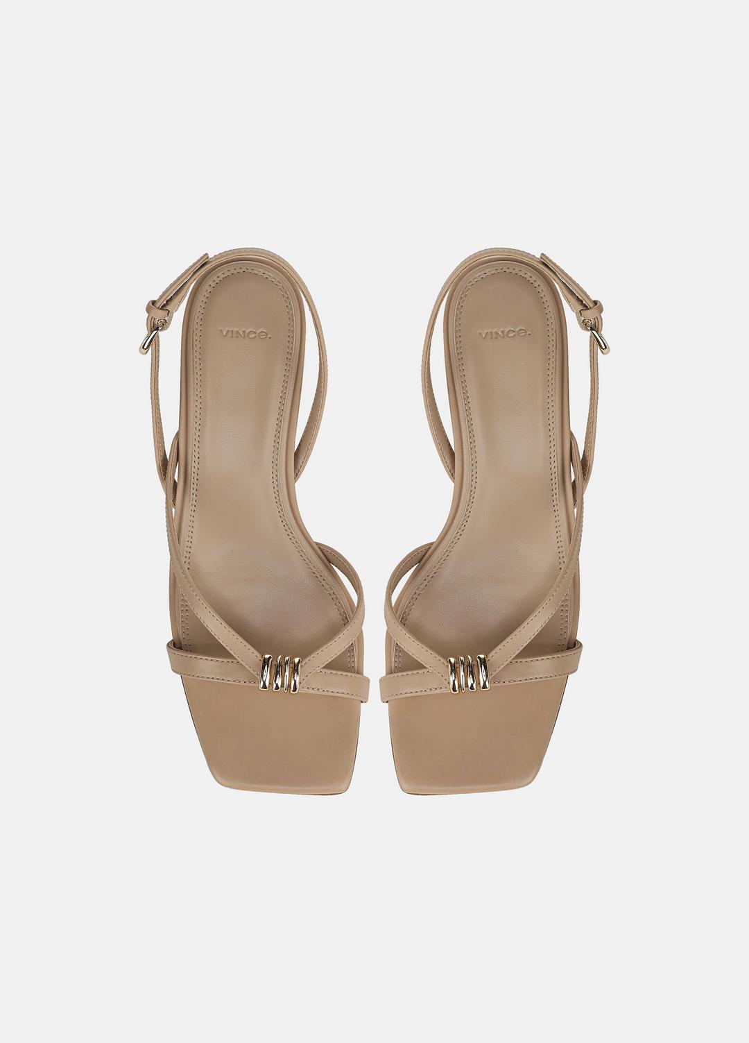 Tali Leather Slingback Sandal in Heels