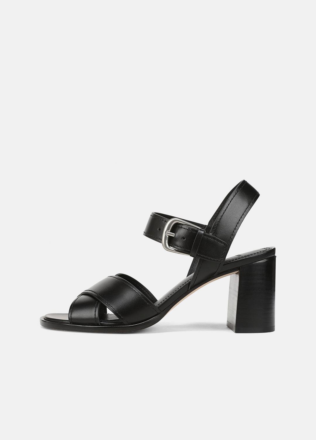 Salma Leather Heeled Sandal in Heels