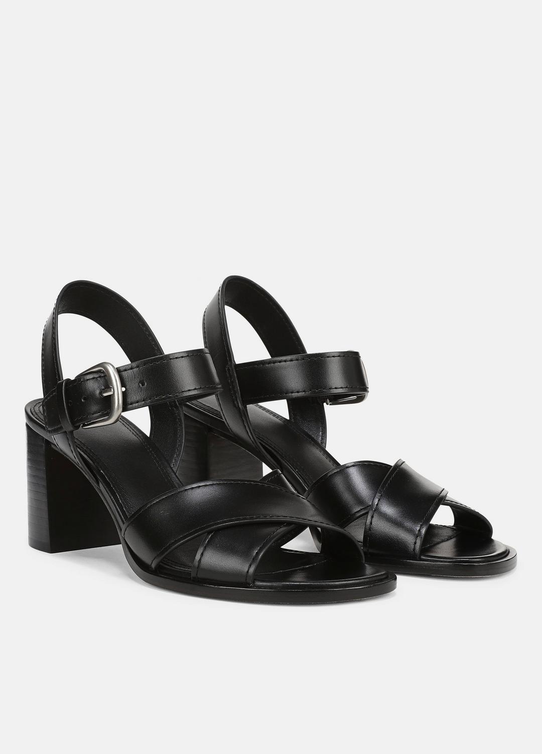 Salma Leather Heeled Sandal in Heels