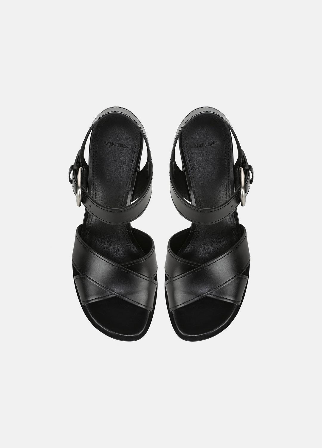 Salma Leather Heeled Sandal in Heels