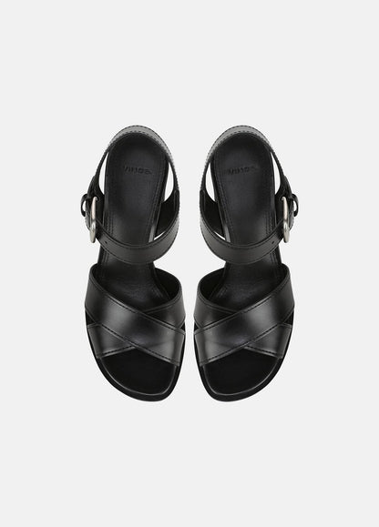 Salma Leather Heeled Sandal in Heels