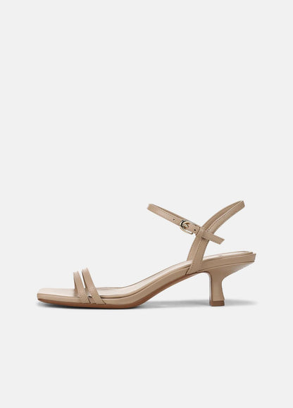 Tilda Leather Heeled Sandal in Heels