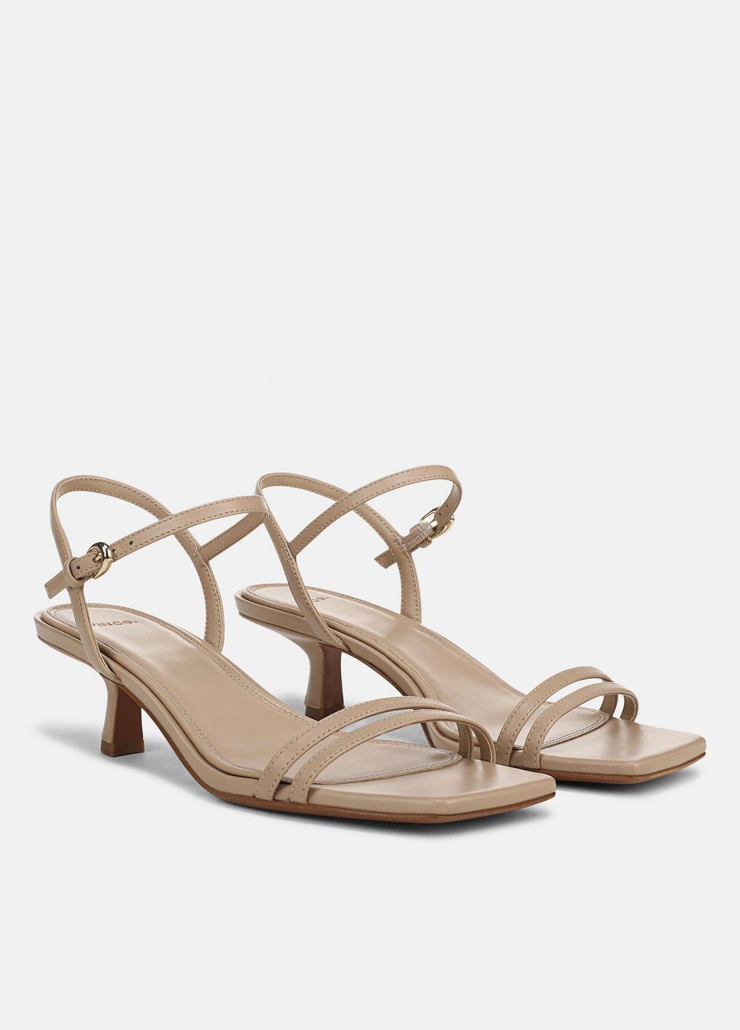 Tilda Leather Heeled Sandal in Heels