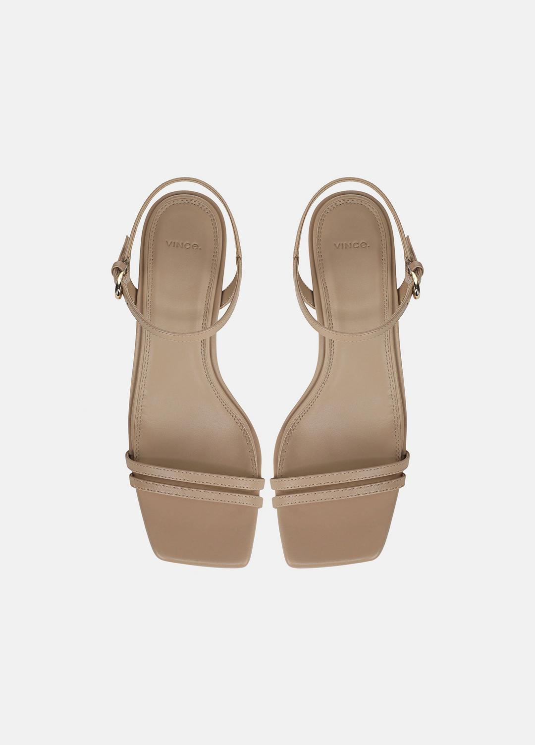 Tilda Leather Heeled Sandal in Heels