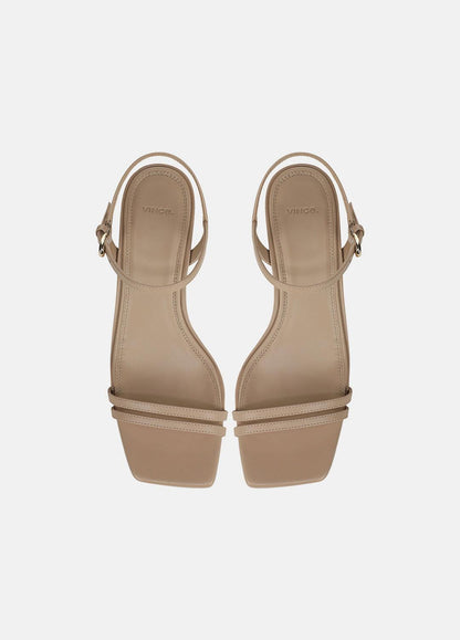 Tilda Leather Heeled Sandal in Heels