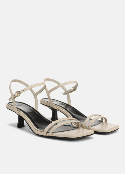 Tilda Leather Heeled Sandal in Heels