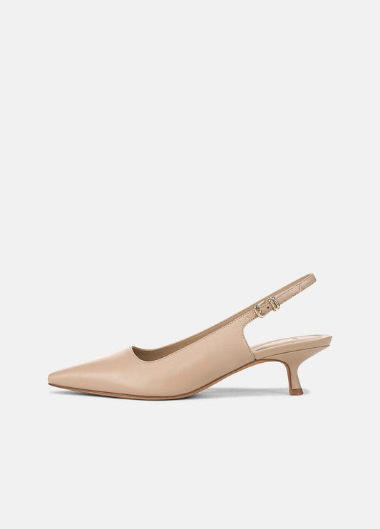 Sabra Leather Slingback Heel in Heels