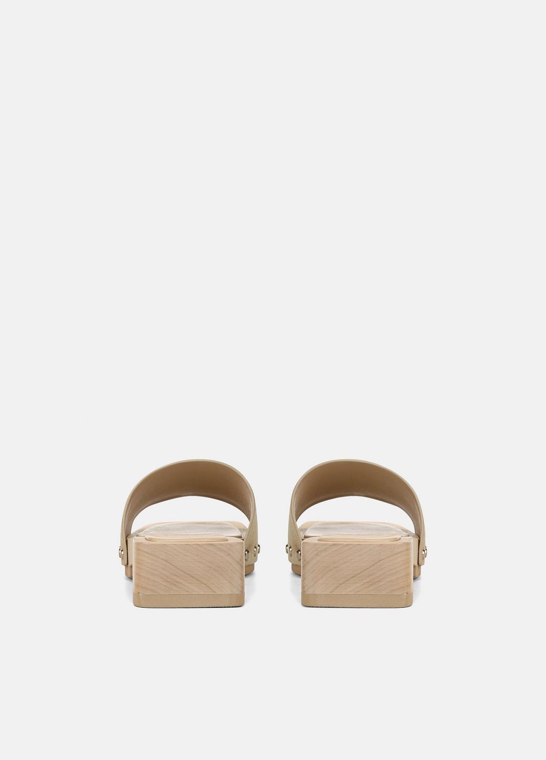 Barbara Suede Slide Sandal in Sandals