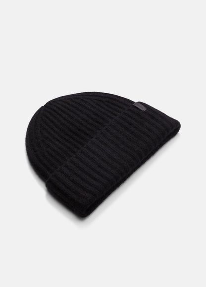 Plush Cashmere Chunky-Knit Beanie in Scarves & Hats