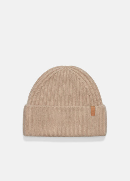 Plush Cashmere Chunky-Knit Beanie in Scarves & Hats