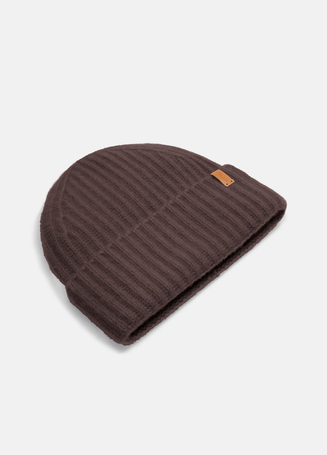 Plush Cashmere Chunky-Knit Beanie in Scarves & Hats