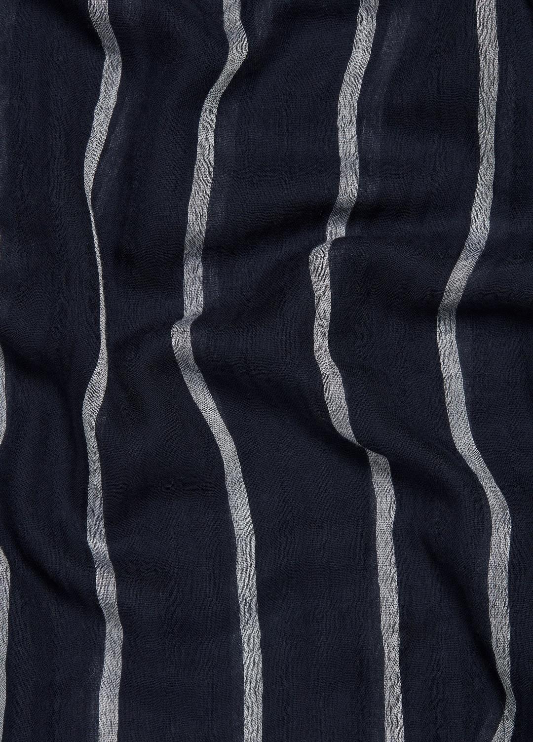 Cotton Gauze Awning Stripe Scarf in Scarves & Hats