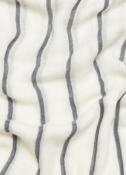 Cotton Gauze Awning Stripe Scarf in Scarves & Hats
