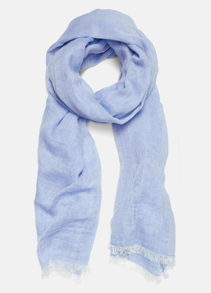 Cotton Gauze Bi-Color Scarf in Scarves & Hats