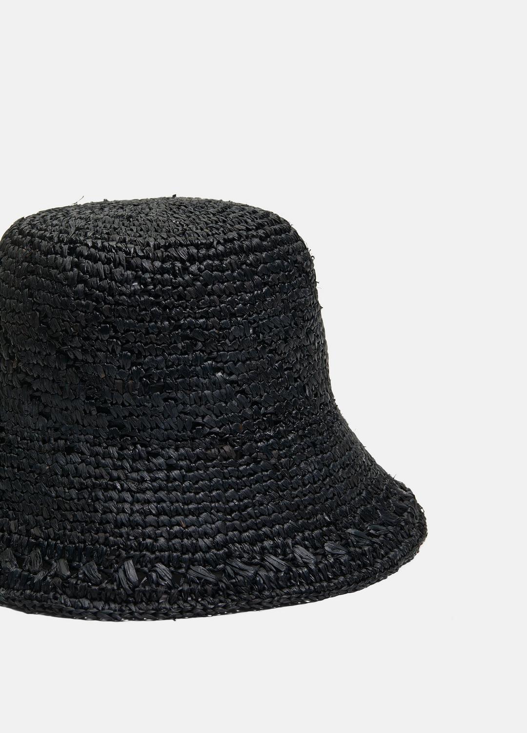 Straw Bucket Hat in Scarves & Hats