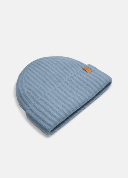 Plush Cashmere Chunky-Knit Beanie in Scarves & Hats
