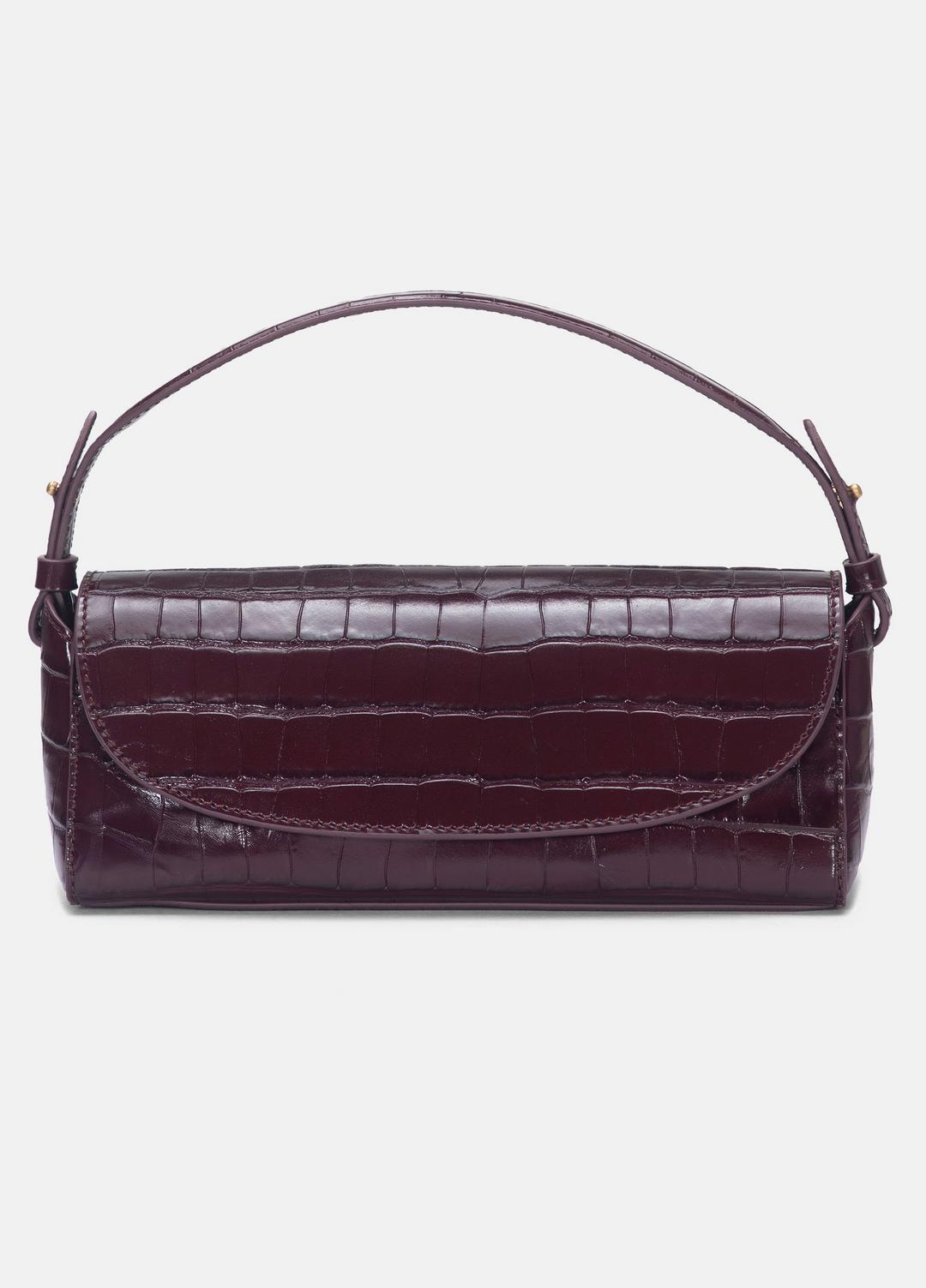 Sabrina Croc-Embossed Leather Mini Top-Handle Bag in Handbags