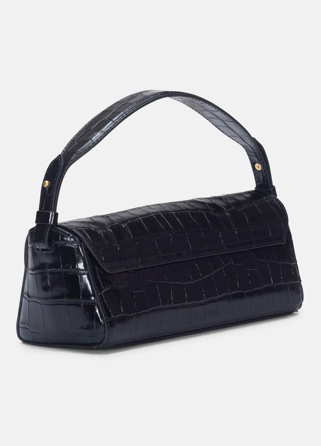 Sabrina Croc-Embossed Leather Mini Top-Handle Bag in Handbags