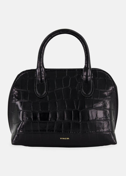 Delphine Croc-Embossed Leather Mini Bag in Matching Sets