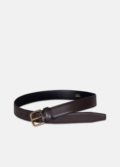 Women’s 32mm Stitched Leather Belt in Belts