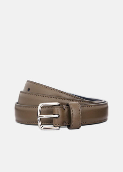 Women’s 20mm Stitched Leather Belt in Belts
